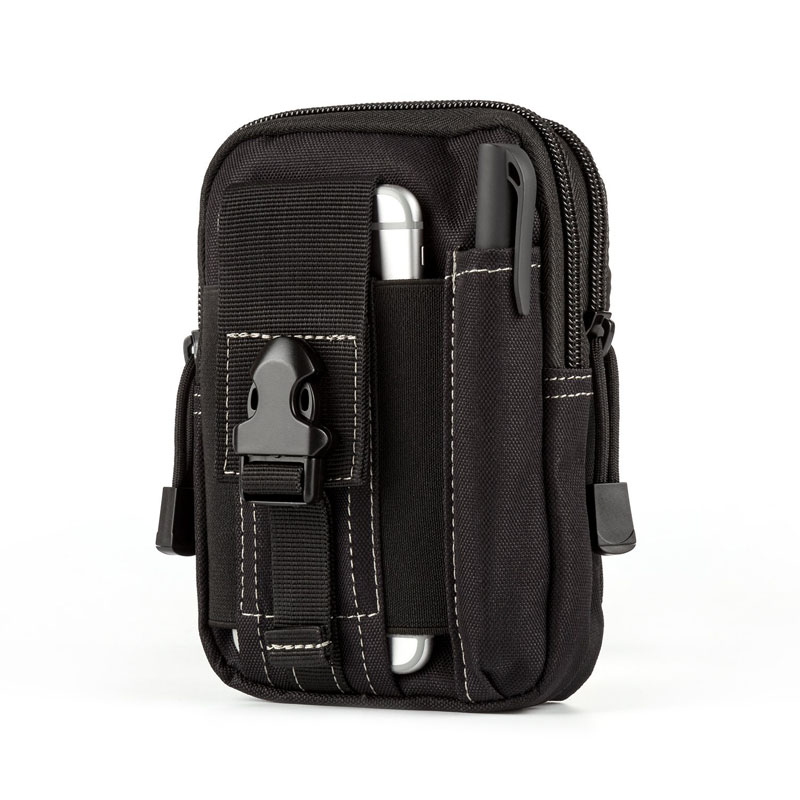Carlebben Tactical Molle Pouch Compact EDC Utility Gadget Waist Bag Pack Universal Multipurpose Security Pack with Cell Phone Holster