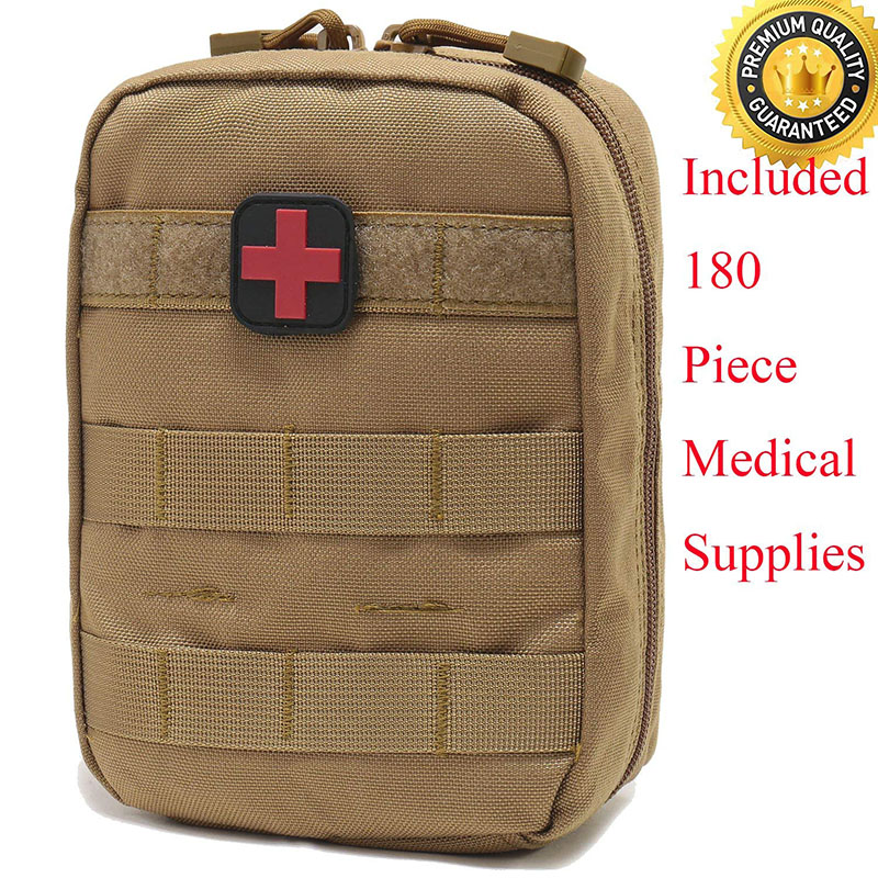 EMT Pouch MOLLE Ifak Pouch Tactical MOLLE Medical First Aid Kit Utility Pouch Carlebben